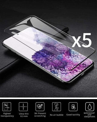 Samsung S20 Ultra 3D Full Glue Glass Screen Protector With Finger Print ( 5 Pack )