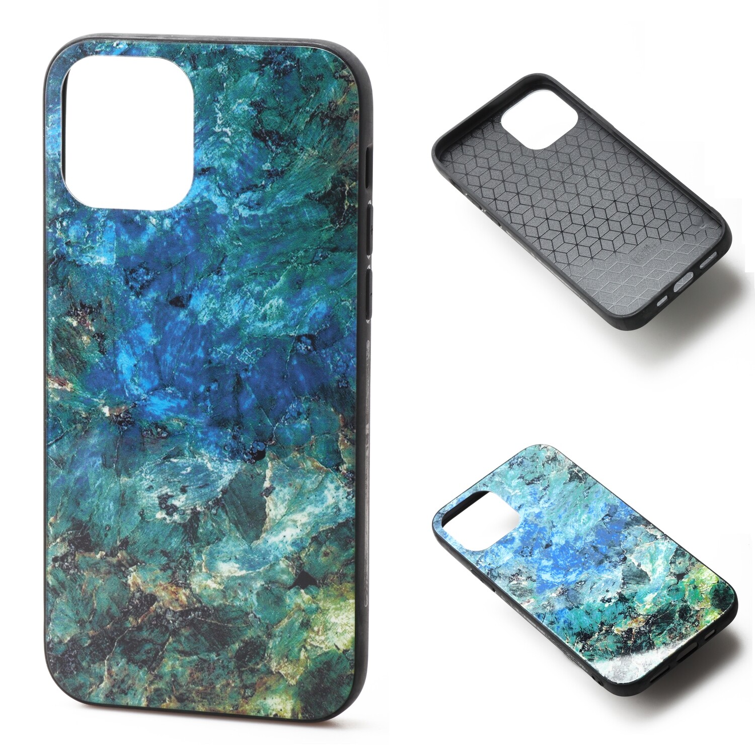 iPhone 11 6.1 Tough Glass Stone Back Cover Case