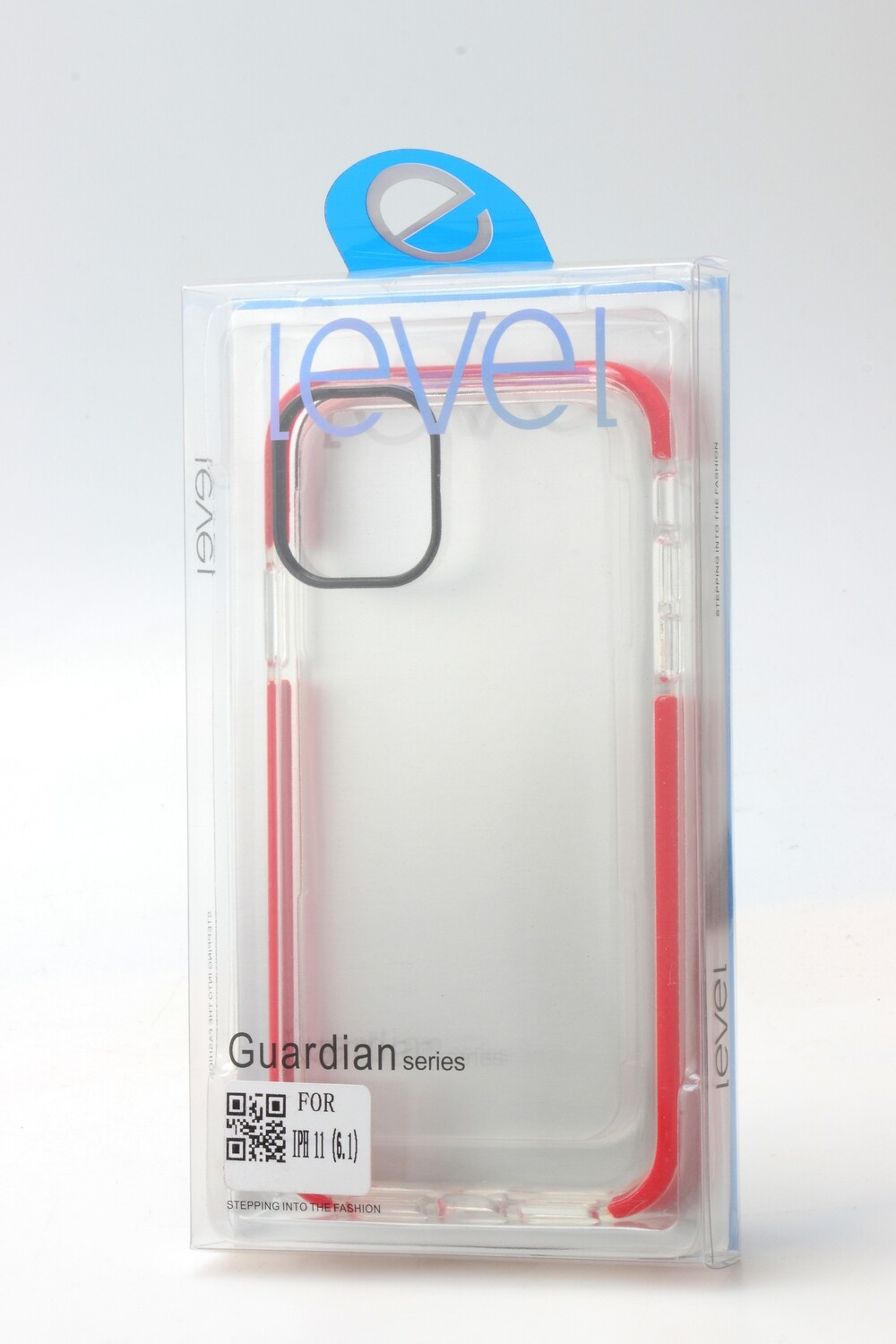iPhone 11 6.1 Clear iClear Collection Back Case, Color: Red