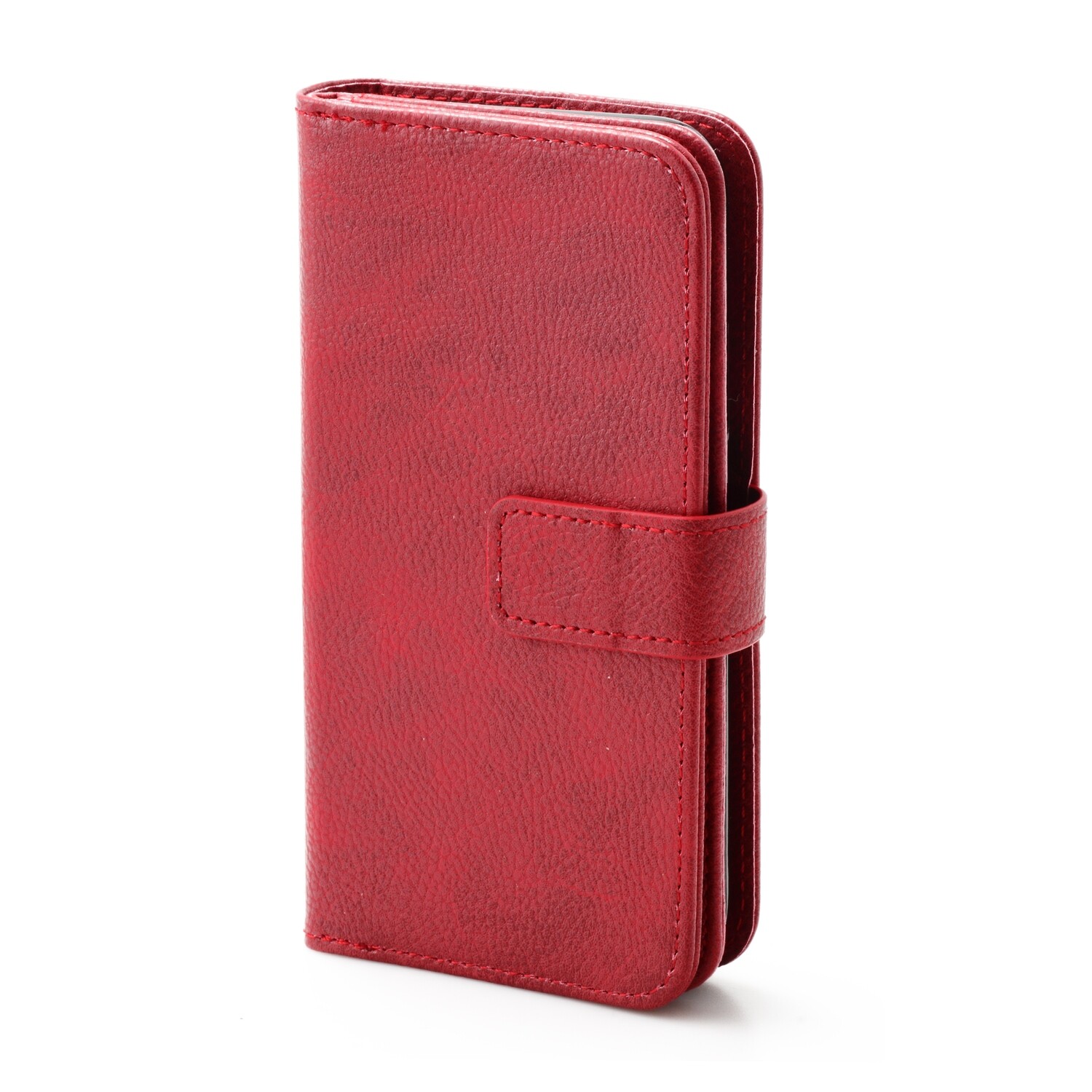 iPhone XR 6.1 Book Case With Nine Card Holders, Color: Red