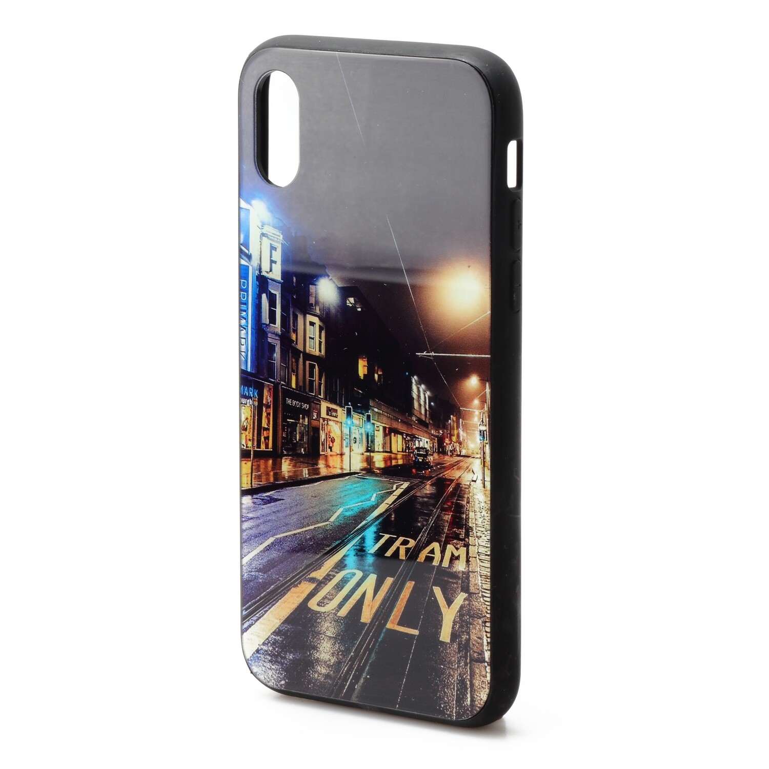 iPhone X / Xs 5.8 Printed Hard Back Case, Pattern: Nights Road