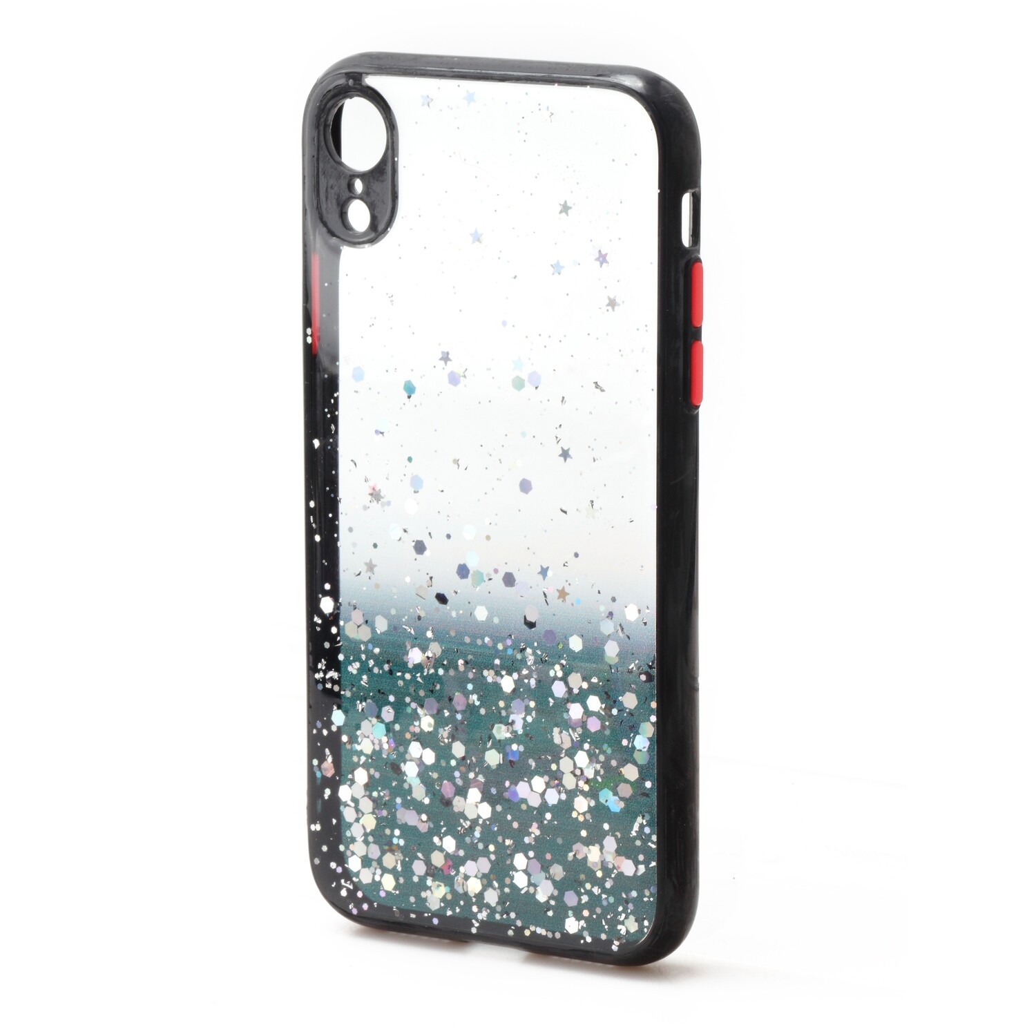 iPhone XR 6.1 Shinning Gradient Case, Color: Black