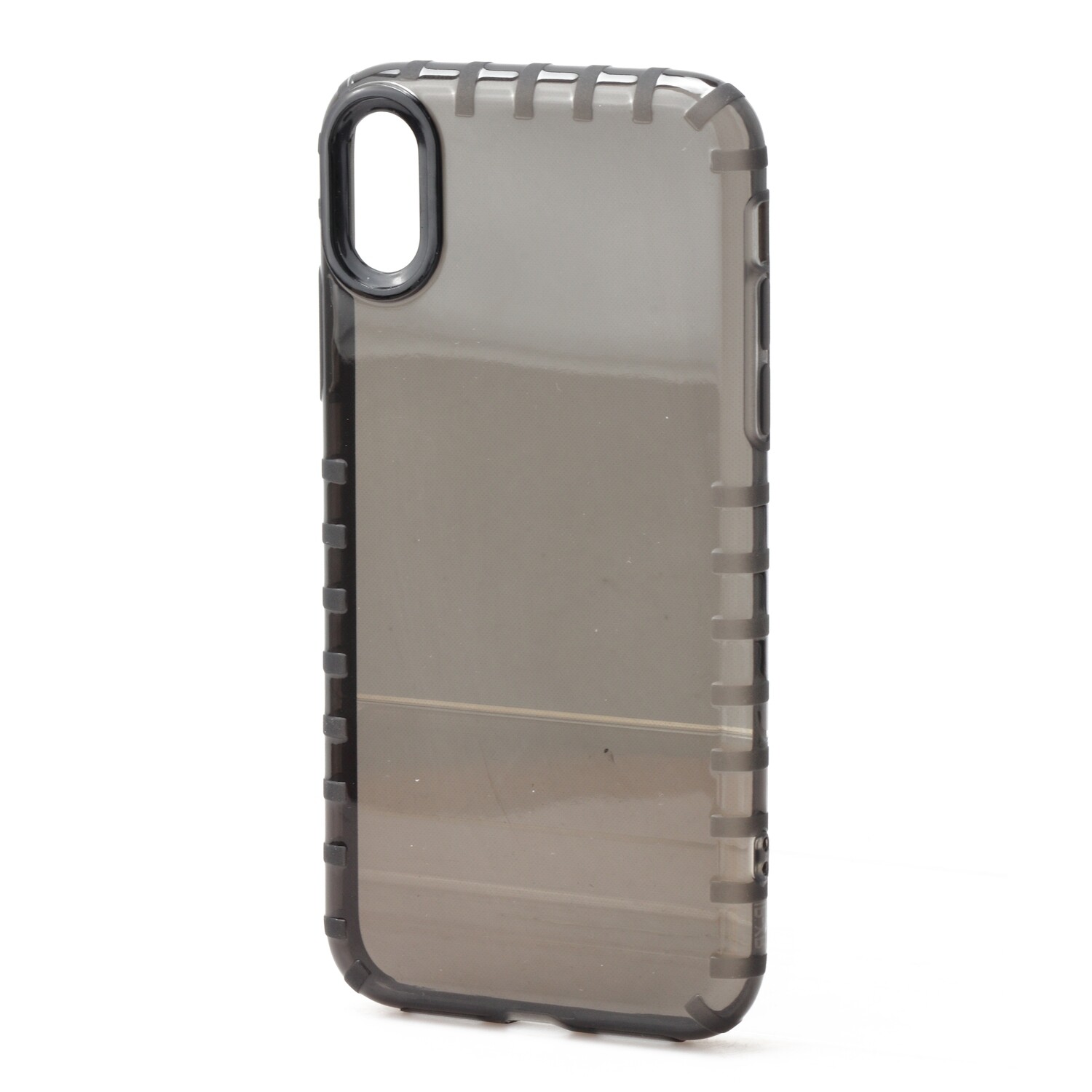 iPhone X / Xs 5.8 Clear Slip Proof Jelly Case, Color: Gray