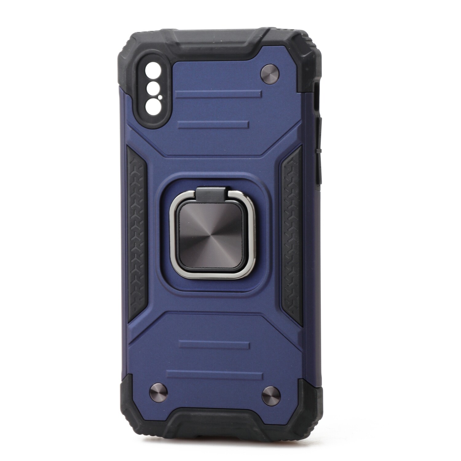 iPhone X / Xs 5.8 Tough Super Cuirass Back Case ( Grip & Magnet ), Color: Navy