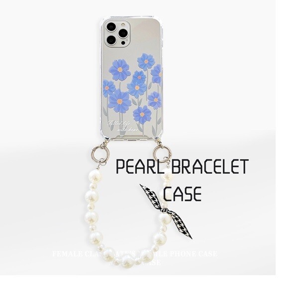 Apple iPhone 12 ( 2020 6.1 ) Pearl Bracelet Case