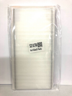 Samsung S22 Ultra Full Glue Glass Screen Protector（5 pack）