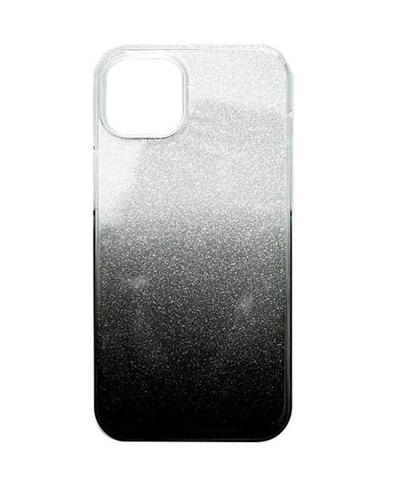 iPhone 14 Pro Max 6.7 Shining Colorful Back Case, Color: Black