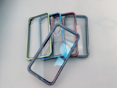 iPhone 11 Pro Max 6.5 Colorful Shock Proof Case With Clear Back