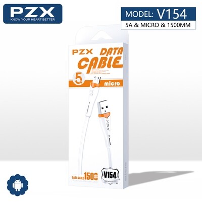 Data Cable Micro To USB 5A 1.5m Fast Charging PZX ( V154 )