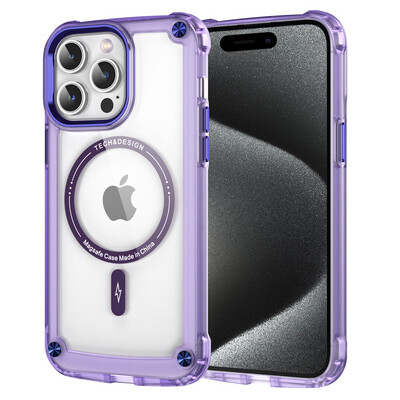 iPhone 15 6.1 Strong Transparent MagSafe Case