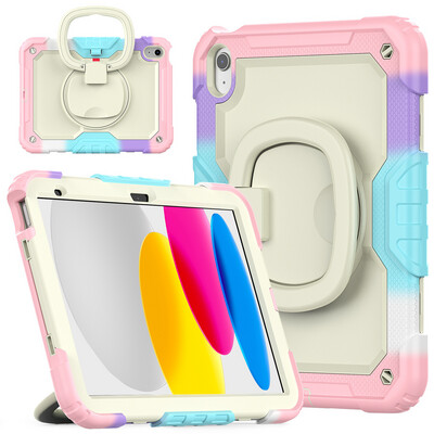 Samsung Tab A9 8.7 Tough Guardian Robot Shockproof Case(colorful)