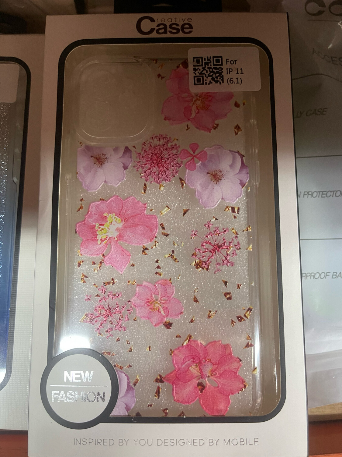iPhone 11 6.1 Clear Flower Back Case