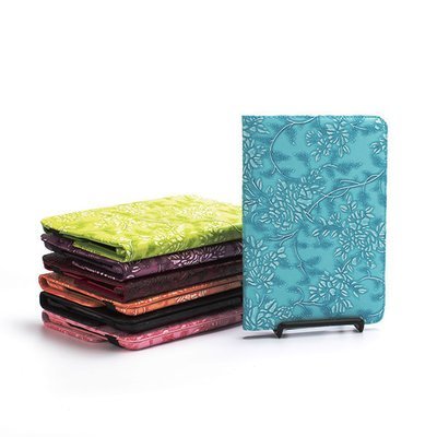 iPad Air 2 9.7 Book Case Rotating Embossed Flower