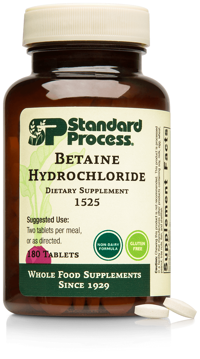 Betaine Hydrochloride 180 Tabs