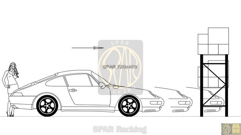 Shelving - Over car bonnet Garage