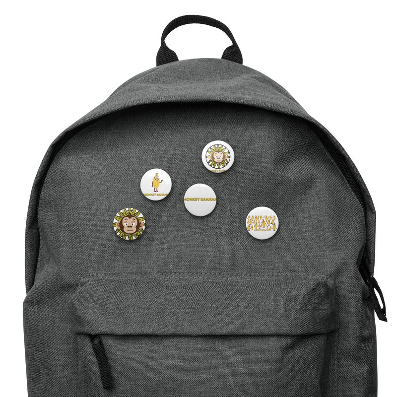Set of pin buttons