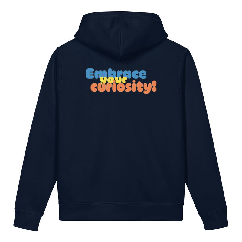 Unisex organic side pocket hoodie