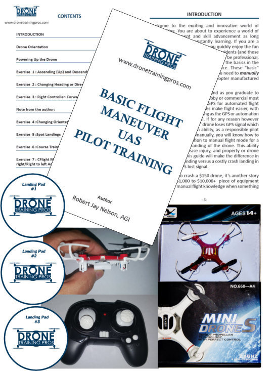 UAS - Drone Basic Flight Maneuvers Training - with Mini Drone