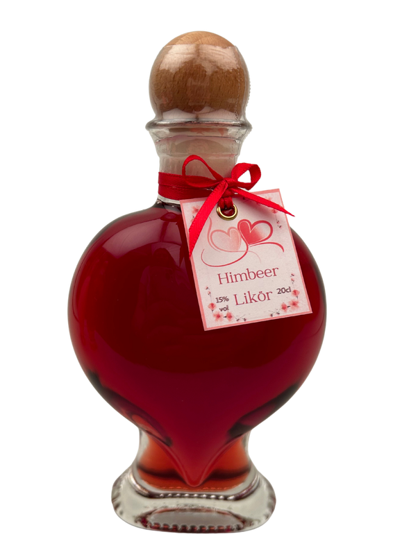 LIQ Framboise 15% Herz 0,2 L