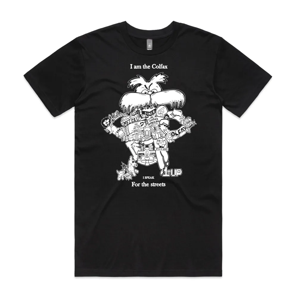 I am Colfax By Corey Merritt Tee, Color: Black, Size: XS