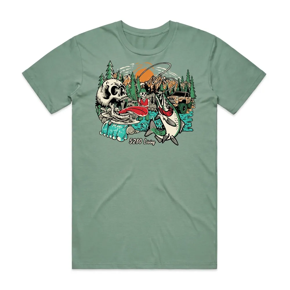 Greetings From Colorado Tee -DC, Color: Sage, Size: XS