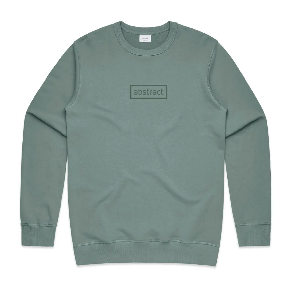 Abstract Embroidered Crew, Color: Mineral, Size: XS
