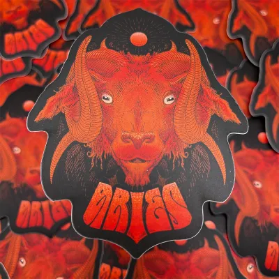 Zodiac Series Stickers by Evan Lorenzen