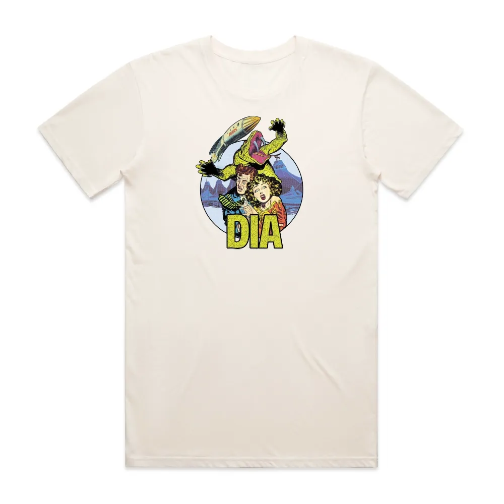 The Lizard People of DIA Tee, Color: Ecru, Size: S
