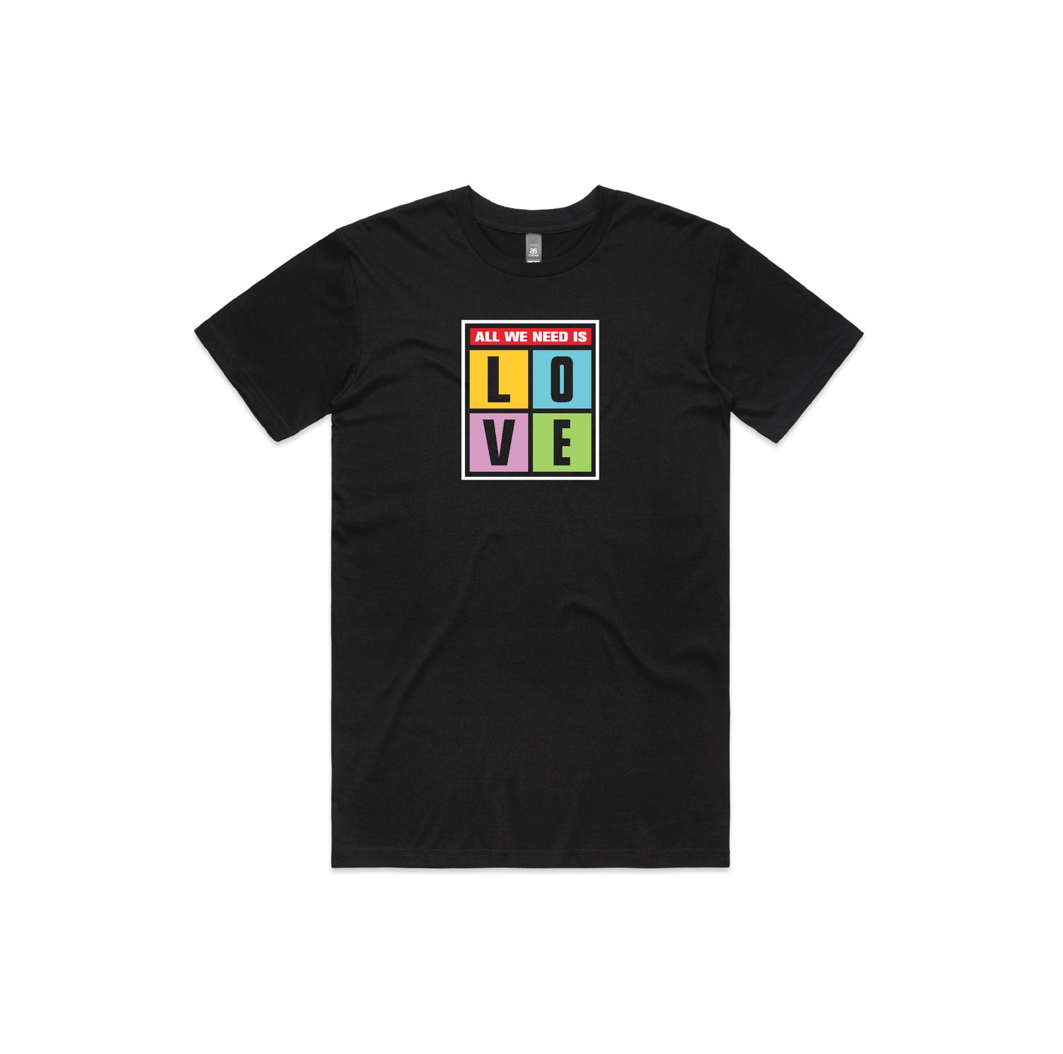 All We Need is Love Tee, Color: Black, Size: S