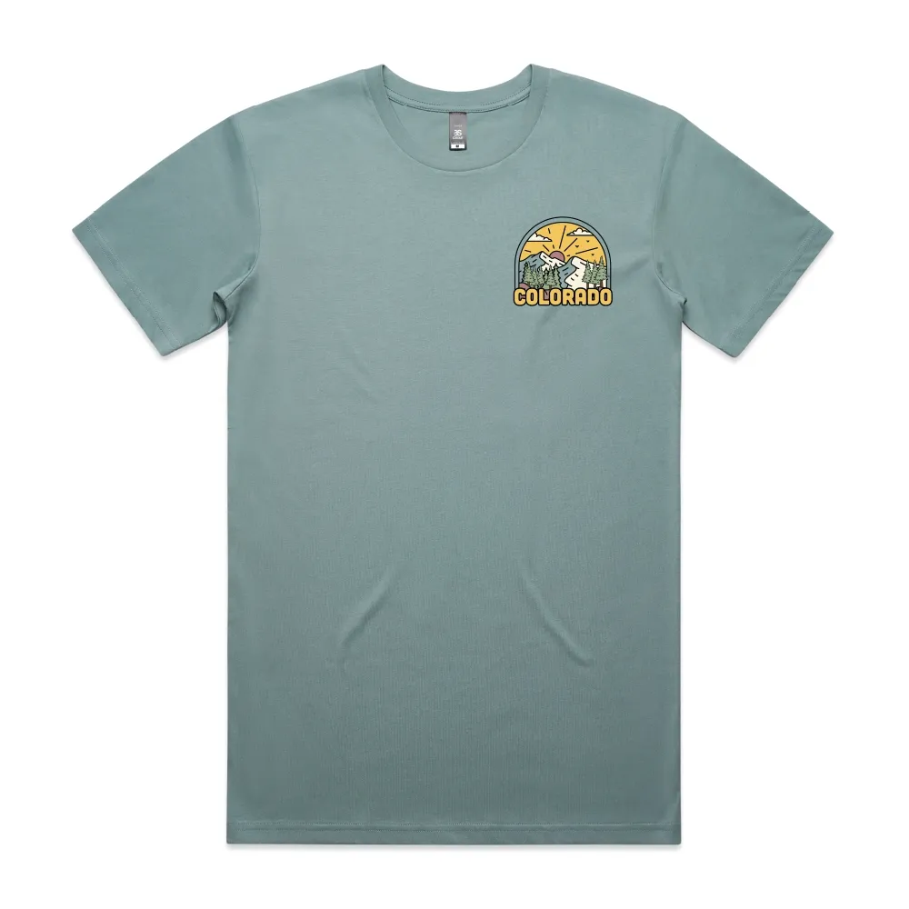 Mountains Majestic Tee, Color: Mineral, Size: XS