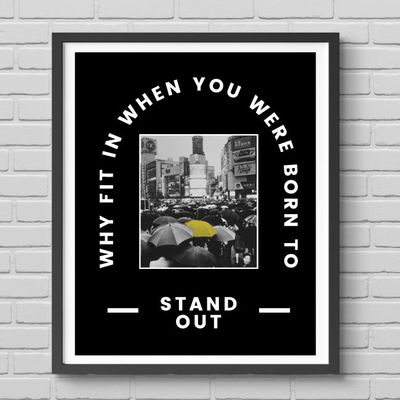 Stand Out Giclée Digital Print