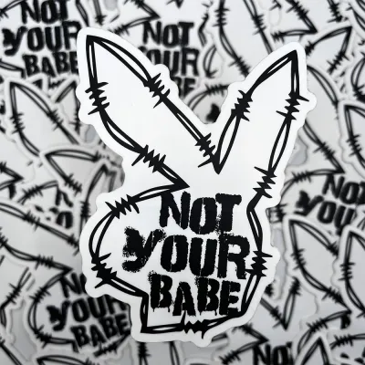 Not Your Babe Sticker