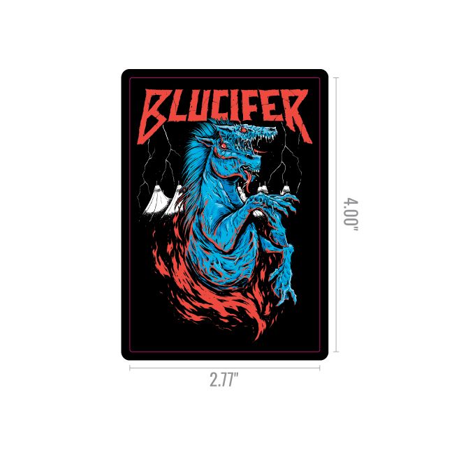 Demon Blucifer Sticker