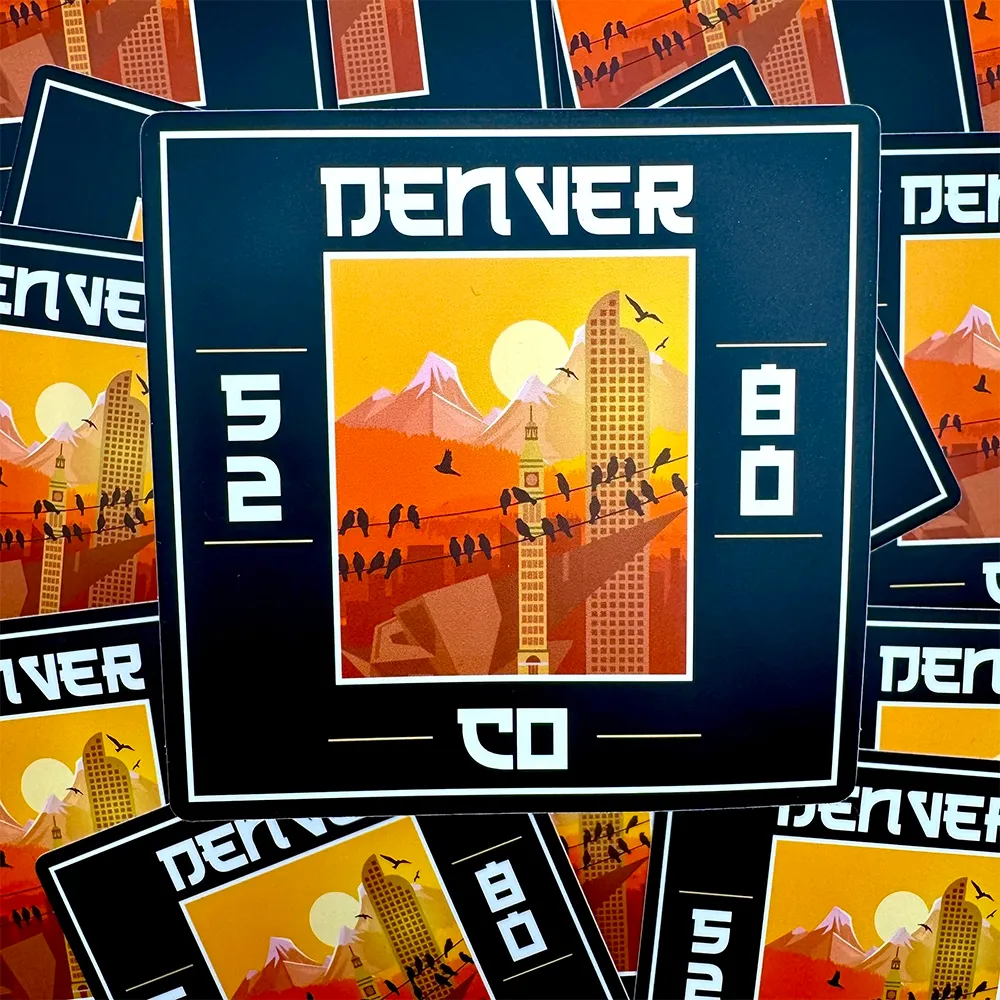 5280 Sundown Sticker