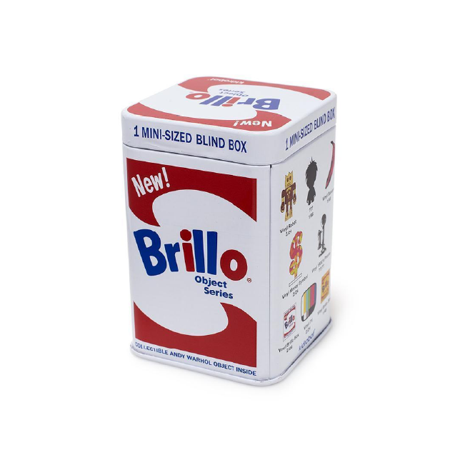 ANDY WARHOL BRILLO BOX ART OBJECT BLIND BOX FIGURES BY KIDROBOT