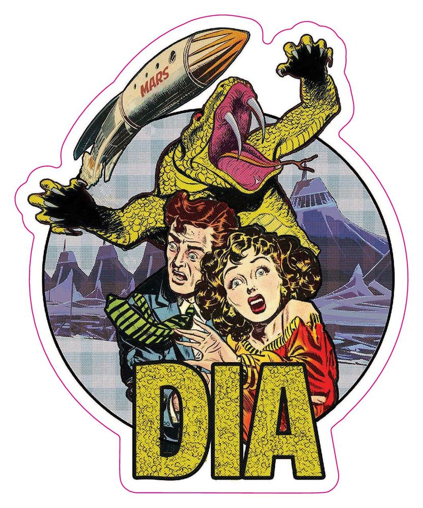 Lizard People of DIA Sticker