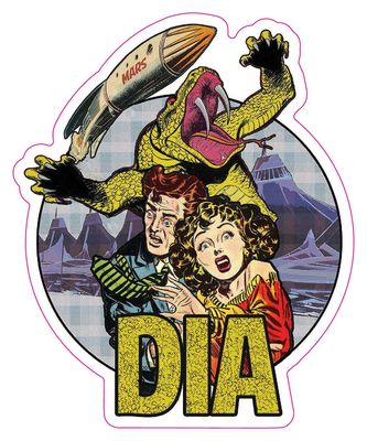 Lizard People of DIA Sticker