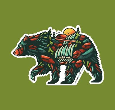 BEAR OUTDOORS STICKER