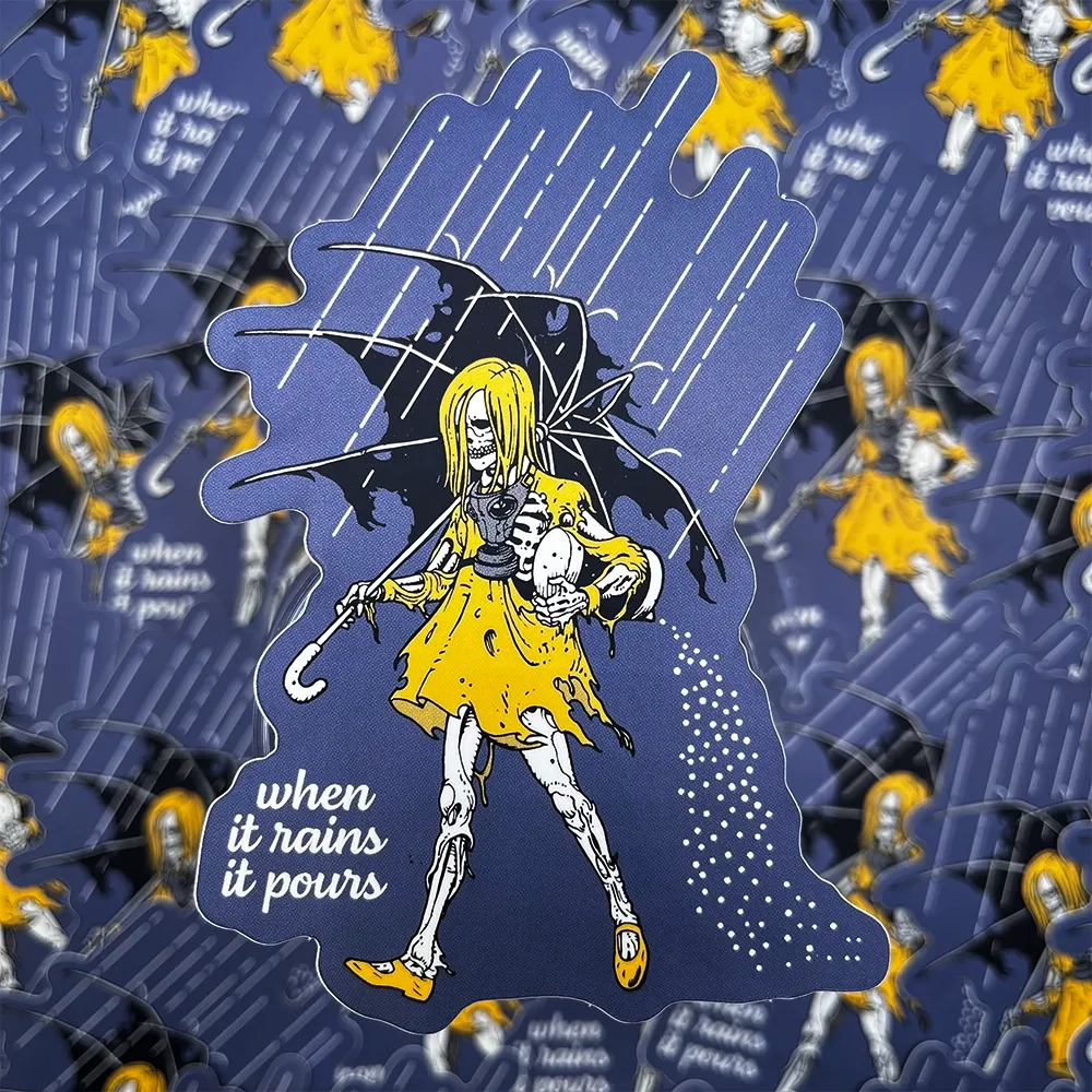 When Death Rains Sticker