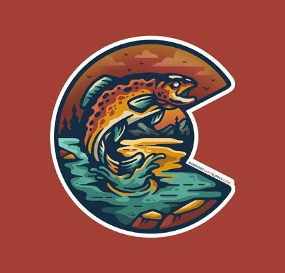 Colorado Fish Sticker