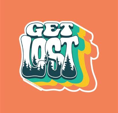 Get Lost Sticker