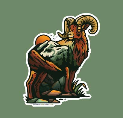 Ram Outdoors Sticker