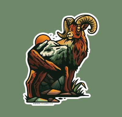 Ram Outdoors Sticker