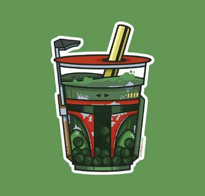 Boba Sticker