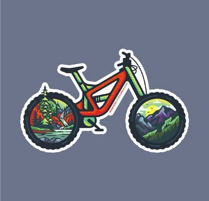 Mountain Bike Sticker