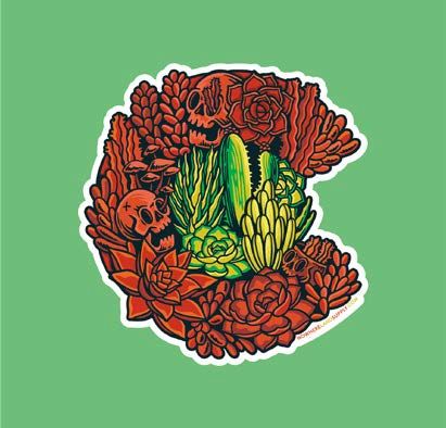 Colorado Succulent Sticker