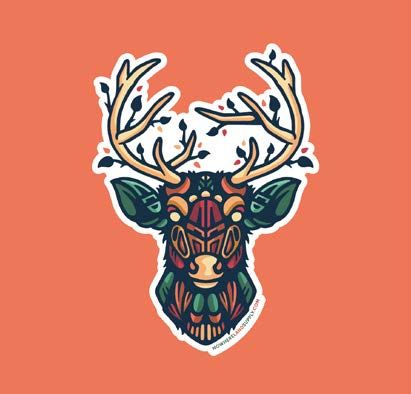 Deer Sticker