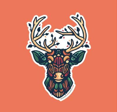 Deer Sticker