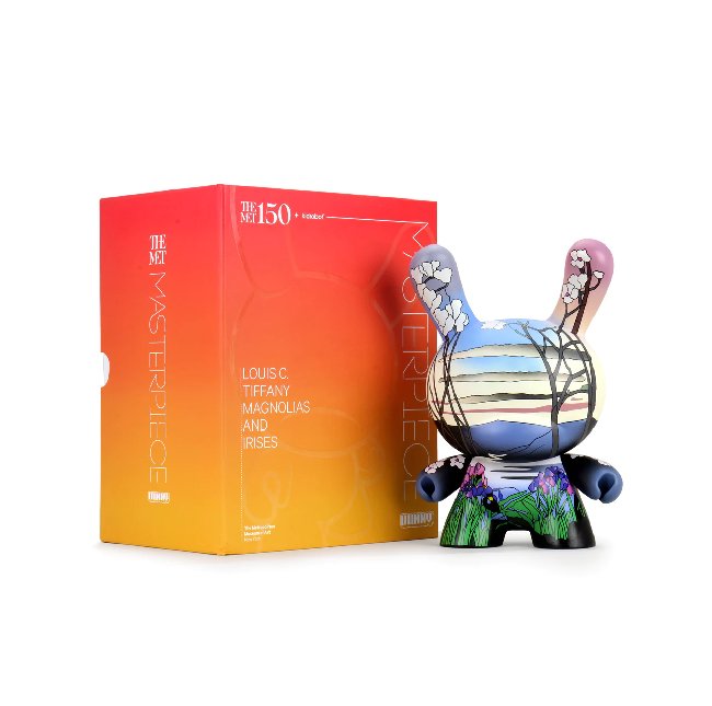 The Met 8&quot; Masterpiece Dunny- Louis C. Tiffany Magnolias and Irises