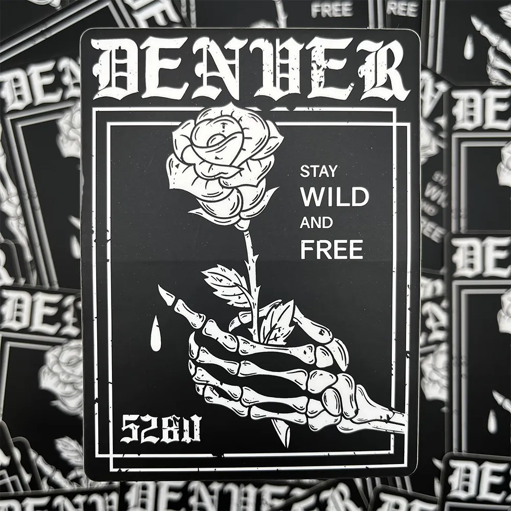Wild and Free Sticker
